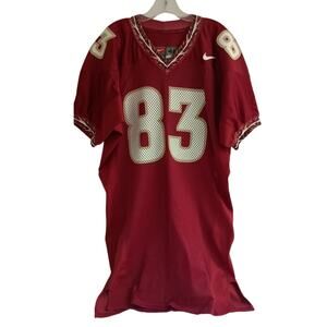 Florida State Seminoles Team Issuedvintage football jersey Nike #83 Size 48